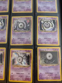Neo Discovery Unown Vintage Card Lot Of 14 Common And Uncommon MP - Image 3