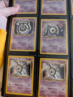 Neo Discovery Unown Vintage Card Lot Of 14 Common And Uncommon MP - Image 4