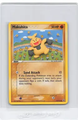 MAKUHITA 75/113 - COMMON - NON-HOLO - Delta Species - 2005 POKMEON CARD - NM - Image 1