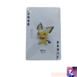 Full Set Pichu Pokemon Playing Cards Silver Vintage Unused Nintendo Bandai Japan - Image 1