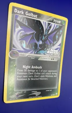 Pokemon Card DARK Golbat 34/109 Stamped Holo Uncommon Team Rocket Returns - Image 3