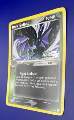 Pokemon Card DARK Golbat 34/109 Stamped Holo Uncommon Team Rocket Returns - Image 4