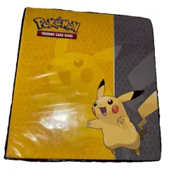 Pokemon TCG 2014 Ultra Pro Pikachu Binder Over 200 Cards Rare Common HOLO PROMO - Image 1