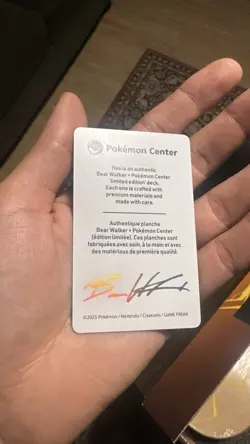 Pokemon Center Bear Walker 2025 JOLTEON Card (520/900) (CARD ONLY) - Image 2