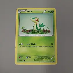 Snivy 2/114 - HP Black & White - Pokemon 2011 Common TCG Card Non-Holo - Image 1
