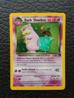 Dark Slowbro 12/82 Team Rocket Holo Rare Pokemon Card TCG WOTC - MP - Image 1