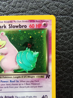 Dark Slowbro 12/82 Team Rocket Holo Rare Pokemon Card TCG WOTC - MP - Image 5