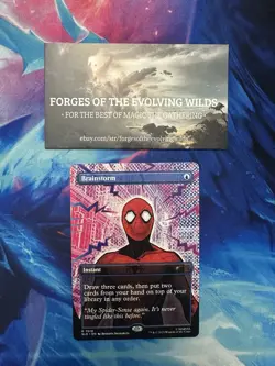 Brainstorm Spider-Man 7019 Borderless Non-Foil Bonus Card Secret Lair - Image 1