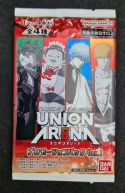 Union Arena Booster Sealed 4 cards Promo Foil - Image 1