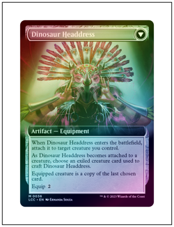 1x Paleontologist's Pick-Axe, Foil Extended Art, Lost Caverns, Magic MTG NM - Image 2