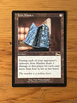 MTG - Magic the Gathering - Iron Maiden - Legacy - Pro Tour Stamped - NM - Image 1