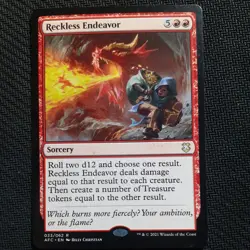 Reckless Endeavor ~ Commander: Adventures in the Forgotten Realms [ NM ] [ MTG ] - Image 1