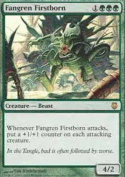 1x Fangren Firstborn Heavy Play MTG Magic - Kid Icarus - - Image 1