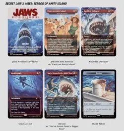 MTG Secret Lair PRESALE - Non Foil JAWS Terror of Amity Island Confirmed Order - Image 1