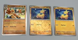 Makuhita & Hariyama Lot of 3 - SV02 Paldea Evolved NM Pokemon - Image 1