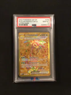 2024 Pokemon Alolan Exeggutor Ex 248 PSA 10 Surging Sparks - Image 1