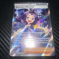 Acerola's Mischief Mega Evolution English 165/132 Pack Fresh MEG EN NM Full Art - Image 1