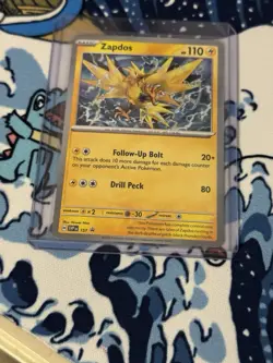 Pokemon Zapados 157 Surging Sparks Black Star Promo Cosmos Foil TCG, Swirl - Image 3