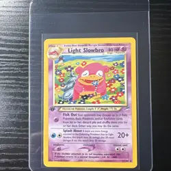 Light Slowbro 1st Edition Neo Destiny 51/105 Uncommon WOTC Vintage Pokemon - Image 1