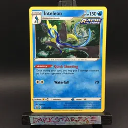 (FreeShipOvr$5)NM Inteleon SWSH279 Black Star Promo Holo Pokemon TCG - Image 1