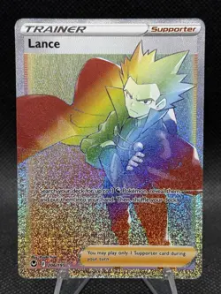Pokemon Silver Tempest Lance 206/195 Rainbow Full Art Trainer Secret Rare - Image 1