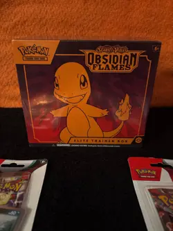 Pokemon TCG Obsidian Flames Elite Trainer Box (ETB) New/Sealed + Promo Blisters - Image 2