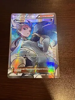 Pokemon TCG Winona 108/108 2015 XY Roaring Skies Ultra Rare Holo Full Art - LP - Image 1