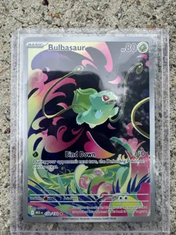 Pokemon TCG Bulbasaur 133/132 - Secret Rare - Near Mint - PSA 10 Worthy - Image 1