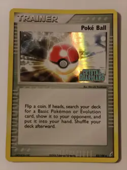 Pokemon TCG Poke Ball EX Crystal Guardians 82/100 Reverse Holo LP - Image 1