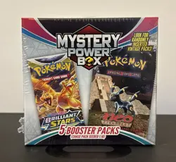 Pokemon Mystery Power Box Chase Pack Seeded 1:10 (5 Booster Packs) NEW SEALED - Image 1