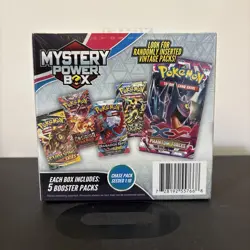 Pokemon Mystery Power Box Chase Pack Seeded 1:10 (5 Booster Packs) NEW SEALED - Image 2