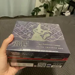 Pokemon Center Exclusive Paldean Fates ETB Elite Trainer Box Sealed & New - Image 1