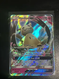 Pokemon TCG: Mimikyu GX ~#149/214~ Sun & Moon Lost Thunder -NM/MT - Image 1