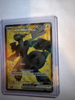 Pokemon TCG Zekrom EX 158/086 Ultra Rare Black Bolt SV - Image 1