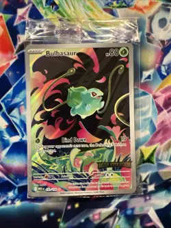 Pokemon TCG ‘Bulbasaur 133/132’ Mega Evolution Stamped Promo SEALED - Image 1