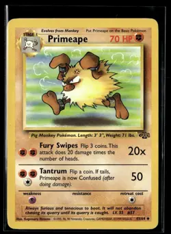 1999 Classic - Jungle Primeape Stage 1/Uncommon #43 - Image 1
