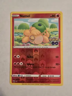 2022 Numel (Peelable Ditto) 013/078 Reverse Holo Card - Pokemon GO Set - Image 1