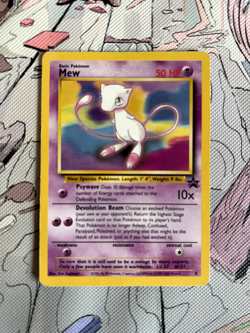 Mew 8 Wotc Promo Pokemon Card Lightly Played Excellent Condition - Image 1