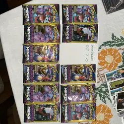 Pokemon Sun & Moon Unified Minds 3 Card Packs x11 - Image 1