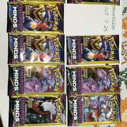 Pokemon Sun & Moon Unified Minds 3 Card Packs x11 - Image 4