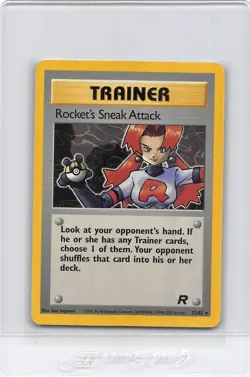 Rocket's Sneak Attack 72/82 - NON-HOLO RARE - Team Rocket - POKEMON CARD - NM/LP - Image 1
