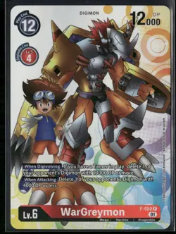 Digimon Card Game CCG WarGreymon P-050 Promo - Image 1