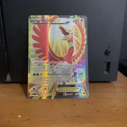 Pokemon TCG Ho-Oh EX Full Art Holo Card 121/122 Ultra XY Breakpoint 2016 - Image 1
