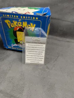Togepi Pokemon 23k Gold Plated Trading Card Pokeball 1999 Certificate Box - Image 5