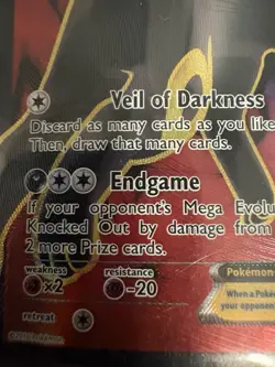 Pokemon TCG Umbreon EX FULL ART XY Fates Collide Card 55/124 - Image 3