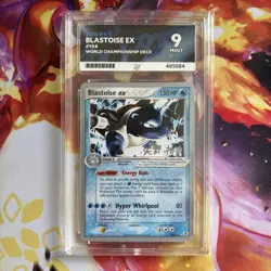 ACE 9 MINT Blastoise ex 2006 B-L-S World Championship Deck Pokemon Card 104/112 - Image 1