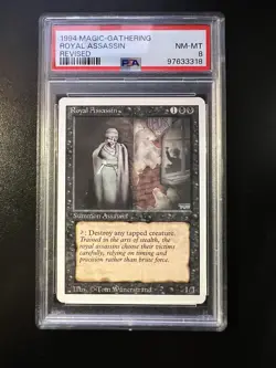 1994 MTG Revised Royal Assassin PSA 8 NM-MT WOTC Magic The Gathering Rare - Image 1