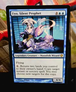 magic the gathering - Uyo, Siletn Prophet - Legendary Creature - Moonfolk Wizard - Image 1