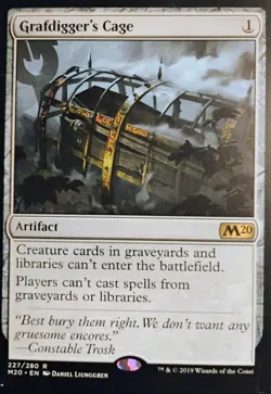 Grafdigger's Cage Core Set 2020 Magic: The Gathering - Image 1