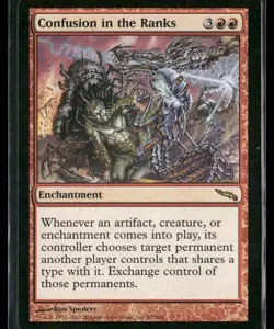Magic: The Gathering TCG Confusion in the Ranks 87/306 Mirrodin - Image 1